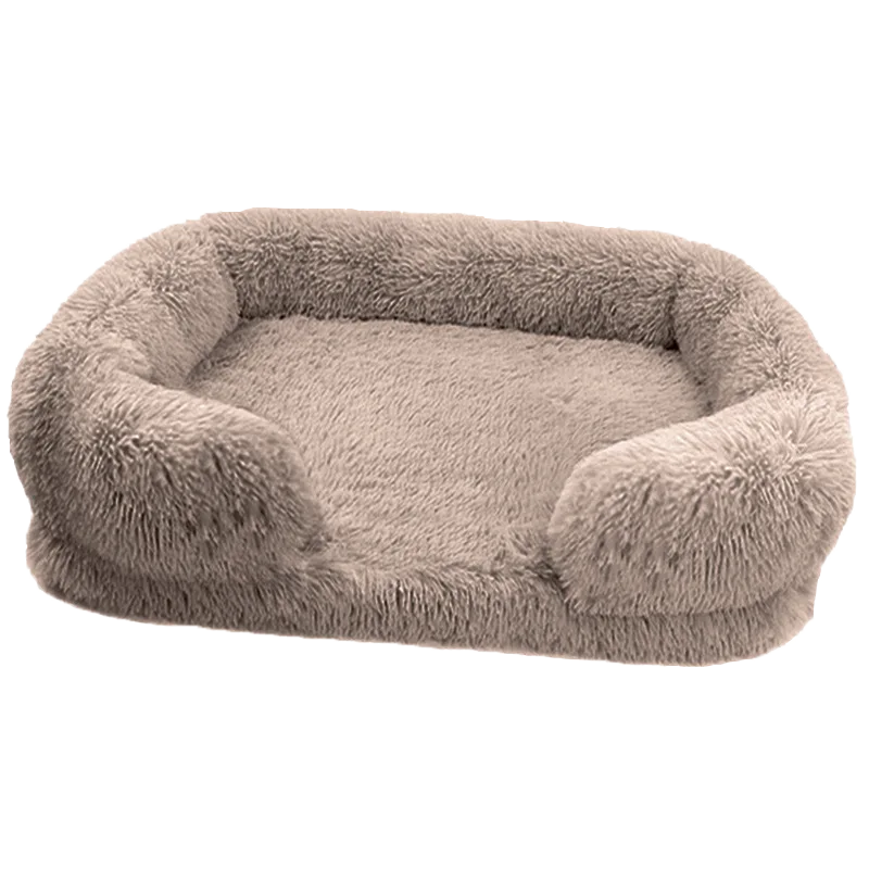 Plush Square Pet Bed