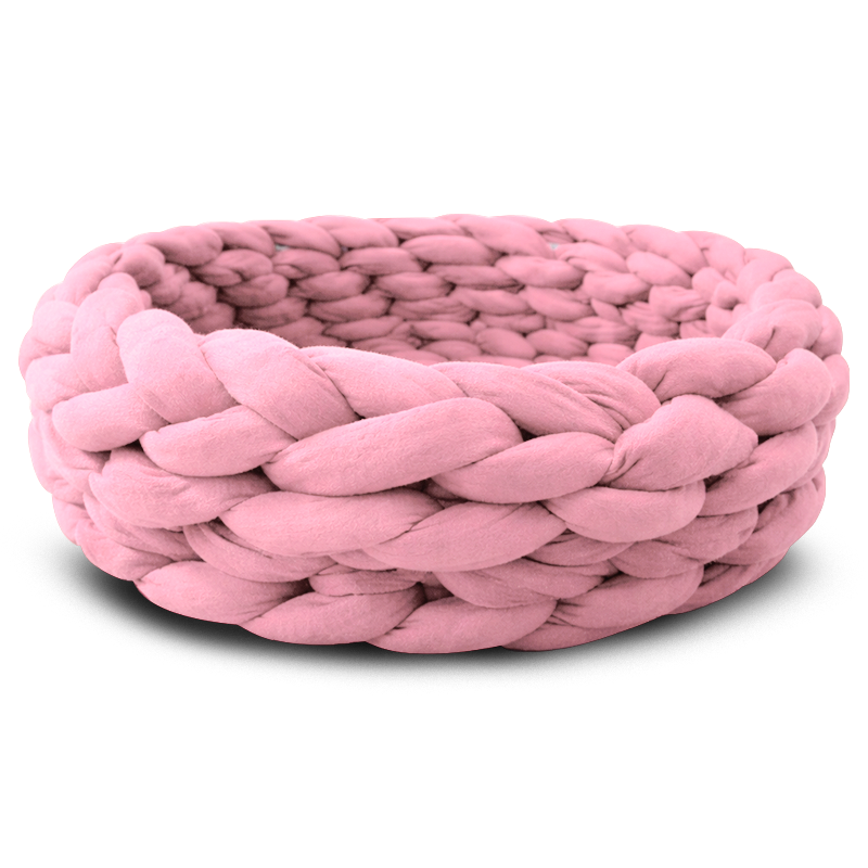 Calming Braided Pet Bed