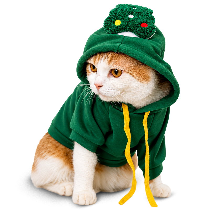 Christmas Tree Pet Hoodie